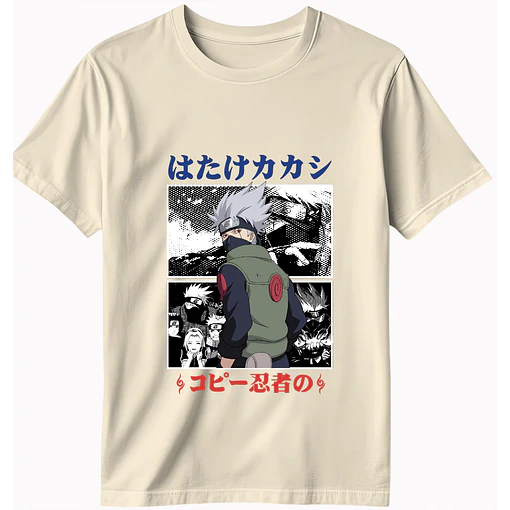 Polera Naruto / Kakashi - CREMA