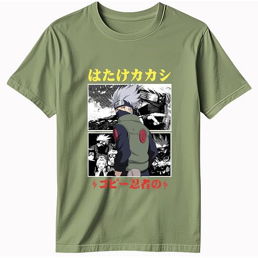 Polera Naruto / Kakashi - VERDE