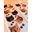 Calcetines Huellas de Gato - Personalizable 1