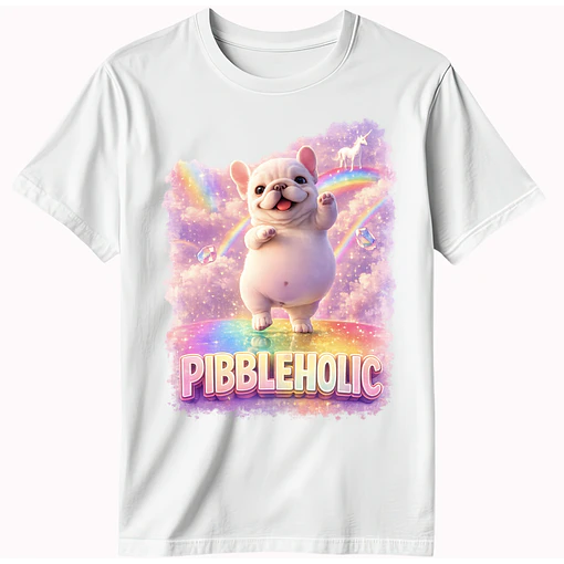 Polera Pibble just the way you are - BLANCO