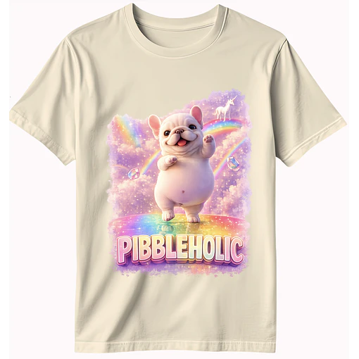 Polera Pibble just the way you are - CREMA