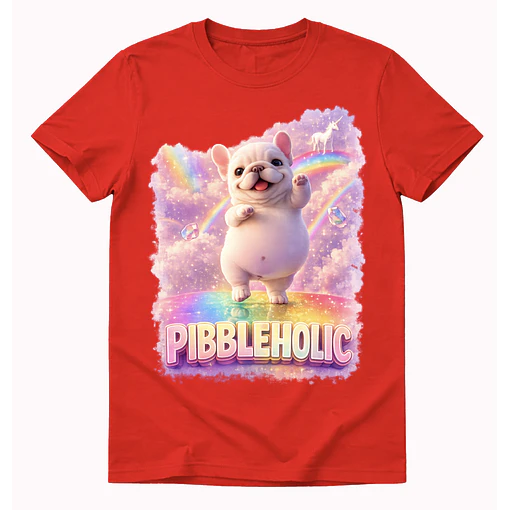 Polera Pibble just the way you are - ROJO