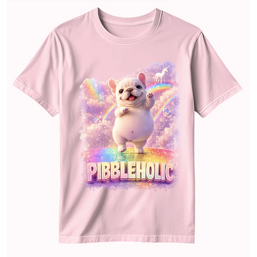 Polera Pibble just the way you are - ROSADO