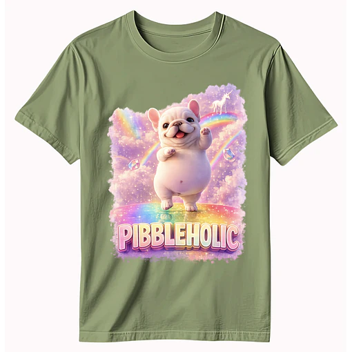 Polera Pibble just the way you are - VERDE