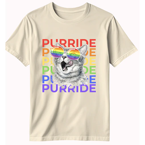 Polera Gay Purride - CREMA