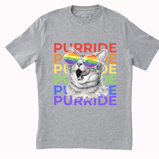 Polera Gay Purride - GRIS