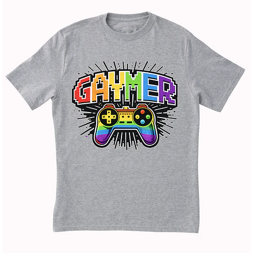 Polera Gaymer - GRIS