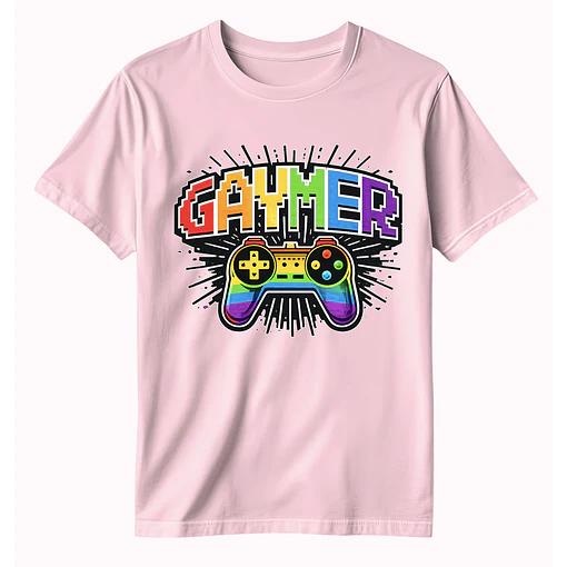 Polera Gaymer - ROSADO
