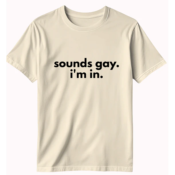 Polera Sounds gay 5