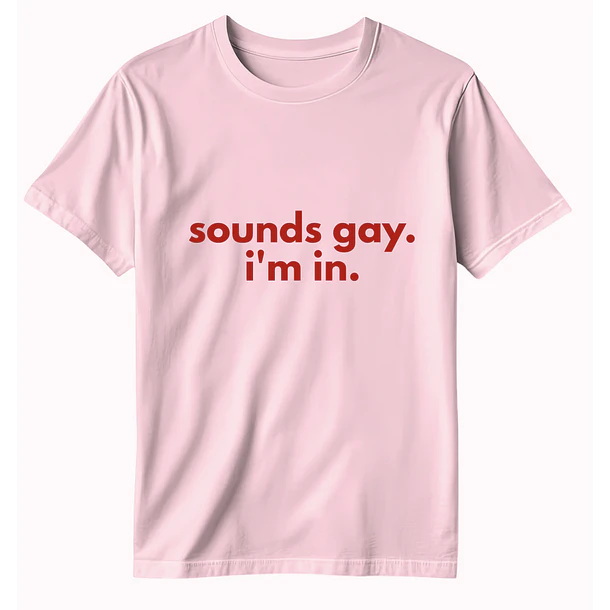 Polera Sounds gay 2