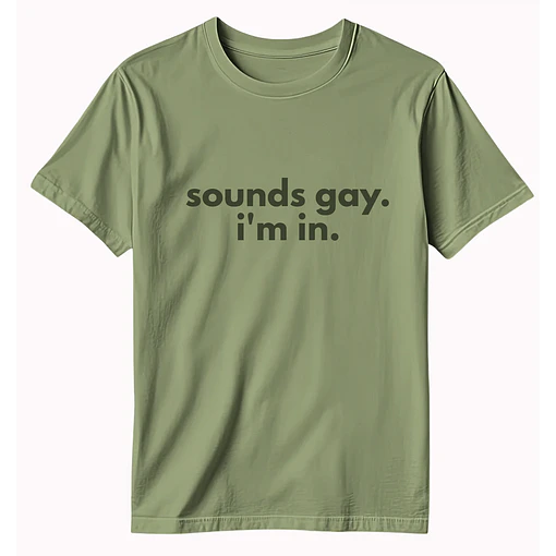 Polera Sounds gay - VERDE
