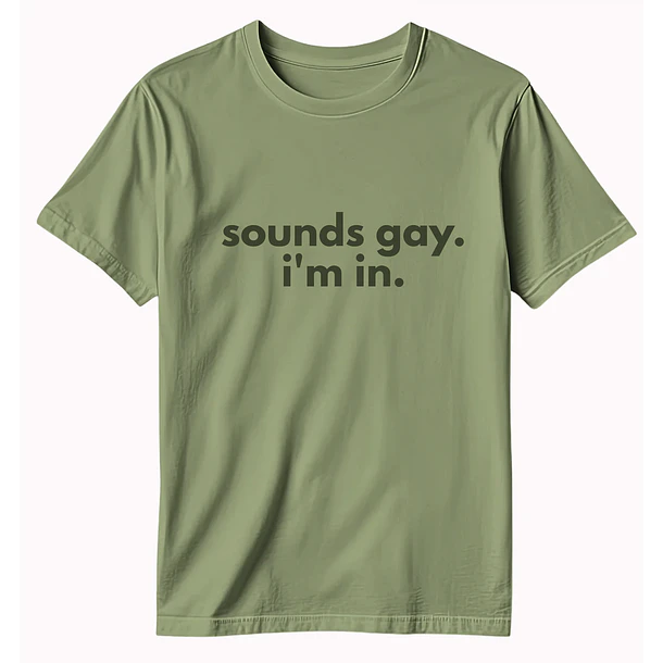 Polera Sounds gay 8