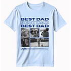 Polera Best Dad / Mejor Papá - Personalizable 3