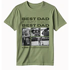 Polera Best Dad / Mejor Papá - Personalizable 2