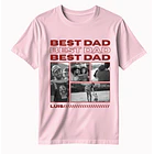 Polera Best Dad / Mejor Papá - Personalizable 4