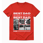 Polera Best Dad / Mejor Papá - Personalizable 5