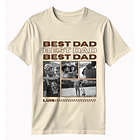 Polera Best Dad / Mejor Papá - Personalizable 7