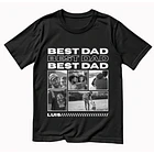 Polera Best Dad / Mejor Papá - Personalizable 8