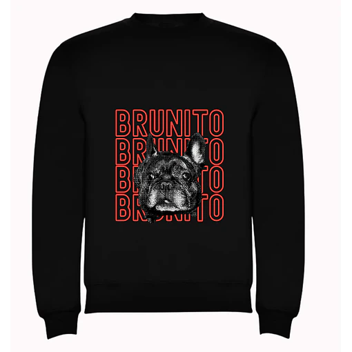 Polerón Mascota - Personalizable - NEGRO