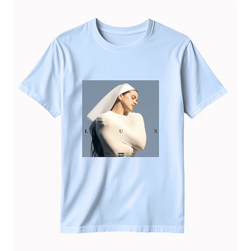 Polera Rosalia LUX - CELESTE