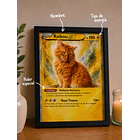 Cuadro Carta Pokémon de tu Mascota - Personalizable 1