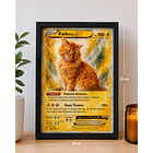 Cuadro Carta Pokémon de tu Mascota - Personalizable 2