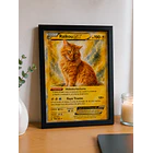 Cuadro Carta Pokémon de tu Mascota - Personalizable 3