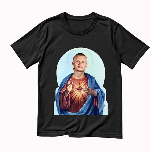 Polera Erling Haaland - Noruega - NEGRO