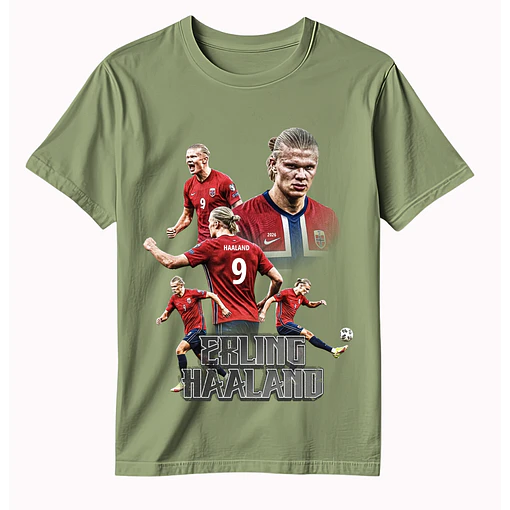 Polera Erling Haaland - Noruega 2 - VERDE