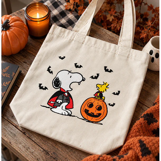 Tote bag Halloween Snoopy