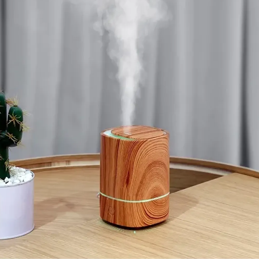 Humidificador Difusor de Aromas 150ml Color Madera 1