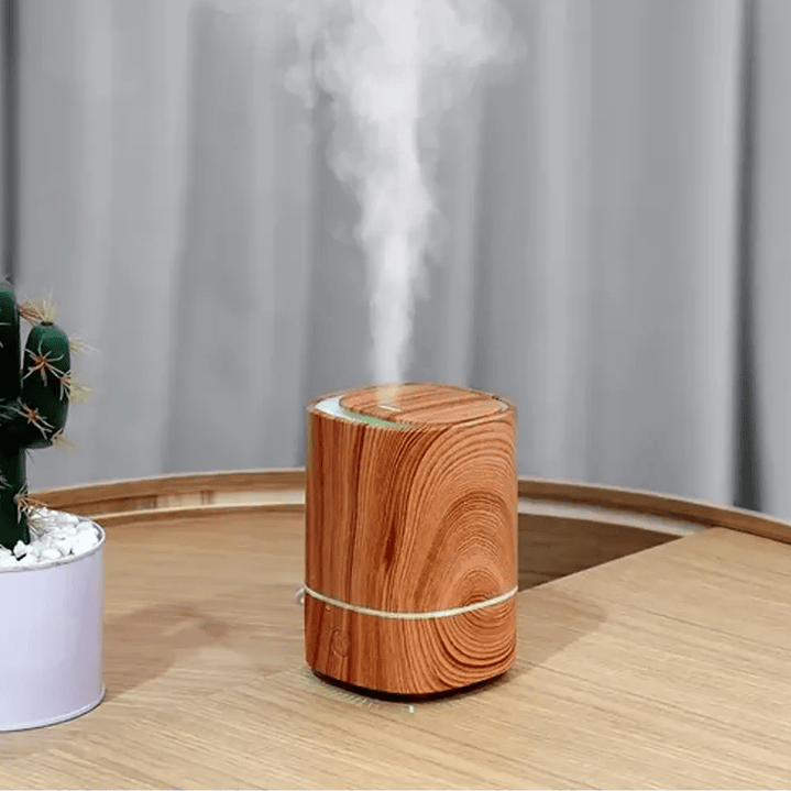 Humidificador Difusor de Aromas 150ml Color Madera 1
