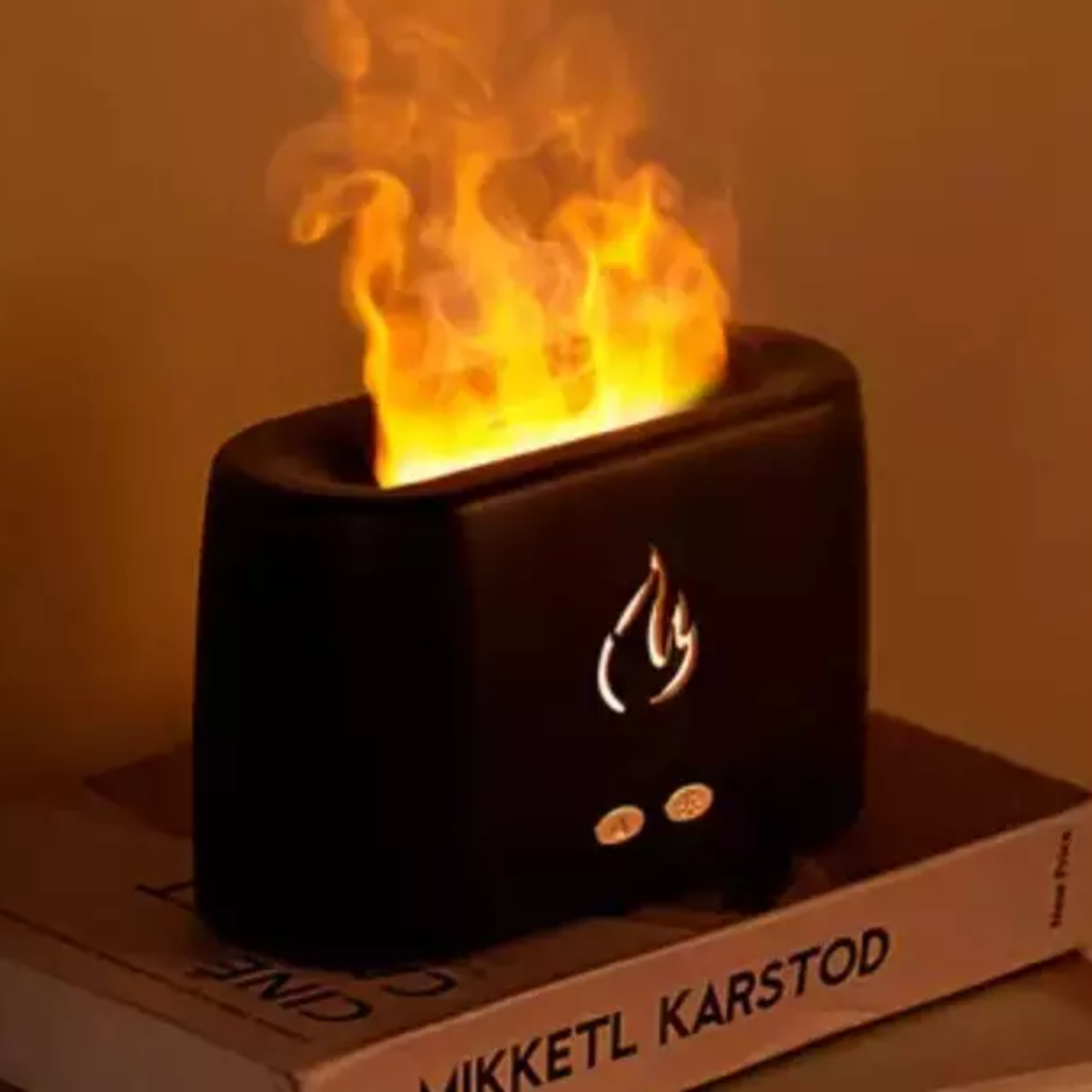 Humidificador Difusor de Aroma Efecto Llama de Fuego 2