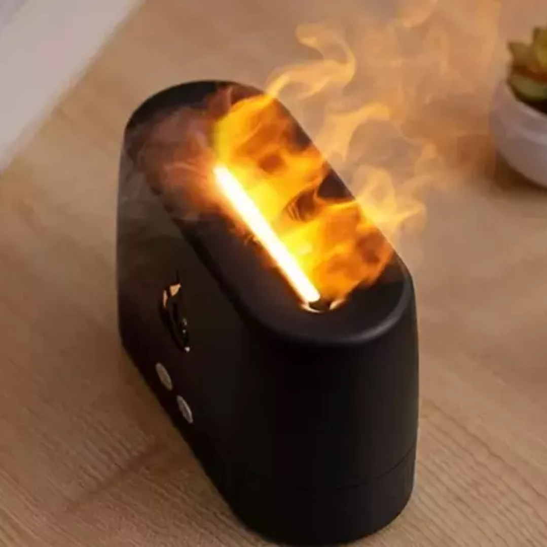 Humidificador Difusor de Aroma Efecto Llama de Fuego 3