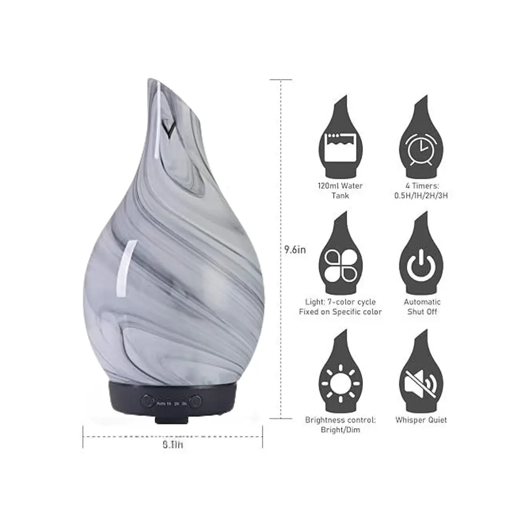 Humidificador Difusor Cristal 3