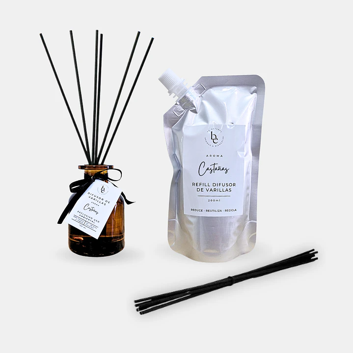 Set Difusor de Varillas + Refill y Varillas Extras 1
