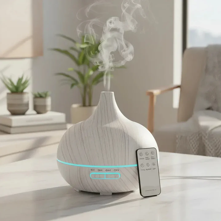 Humidificador Difusor Control Remoto Color Marfil 2