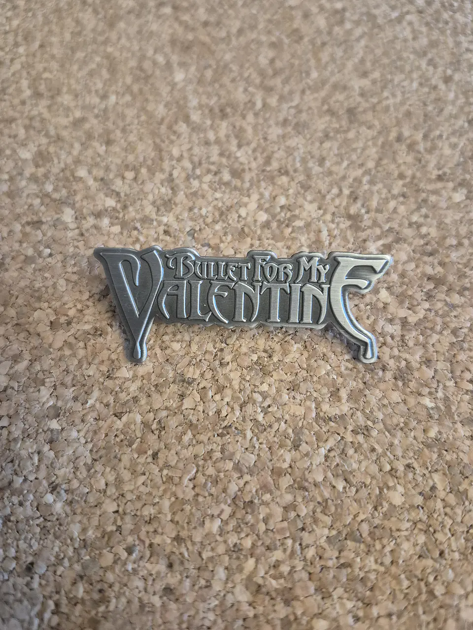 Pin Bullet For My Valentine - Metal Logo (Double Clutch) 2