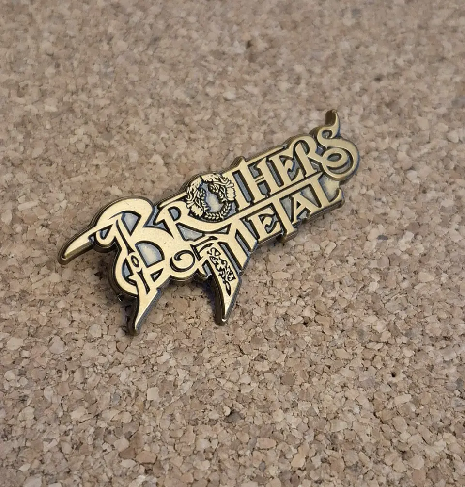 Pin Brothers of Metal - Yggdrasil Logo (Double Clutch) 1