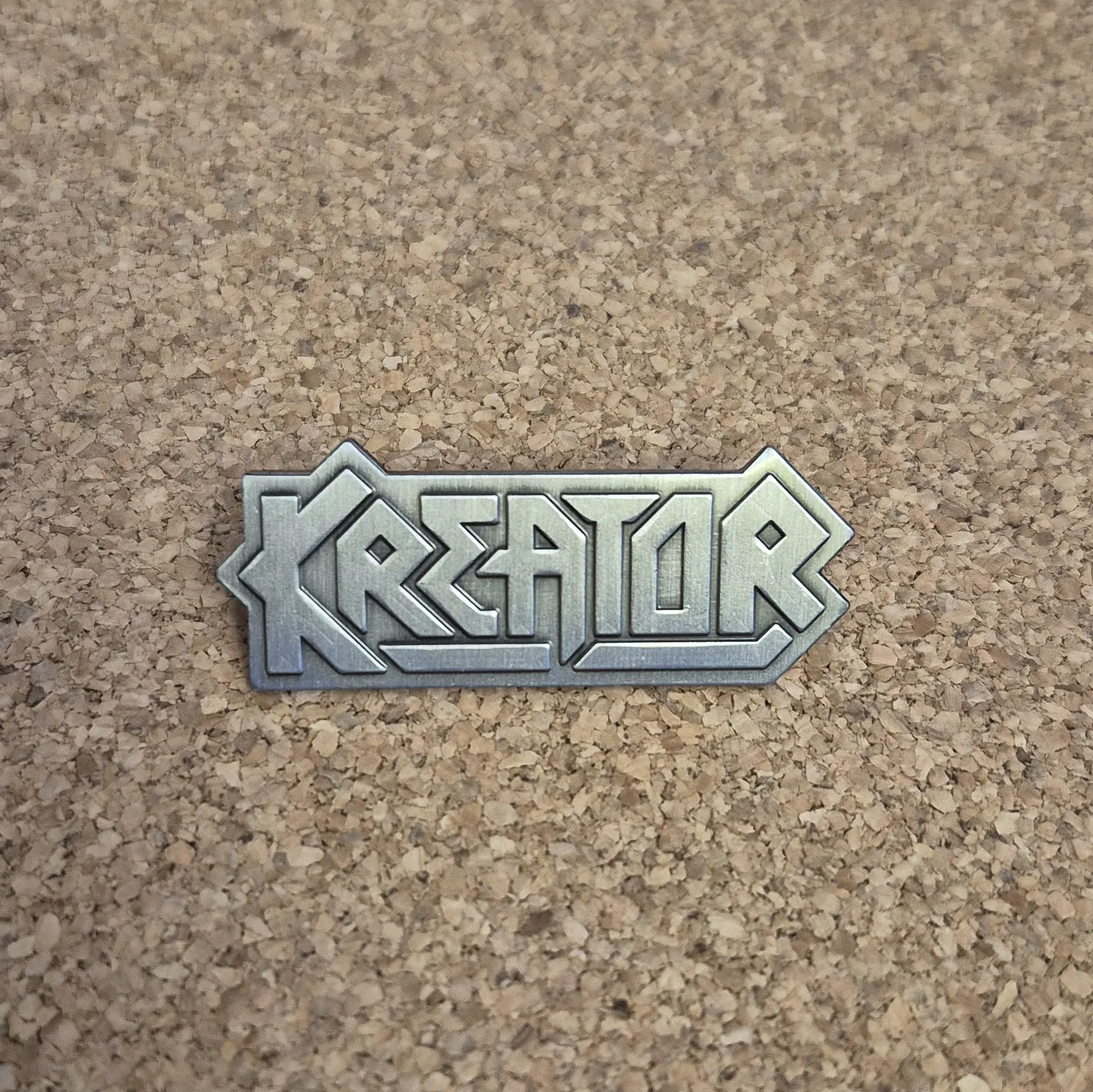 Pin Kreator - Metal Logo (Double Clutch) 1