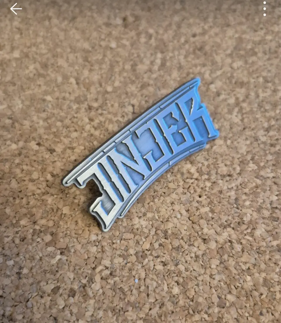 Pin Jinjer - Silver Edition Logo (Double Clutch) 2