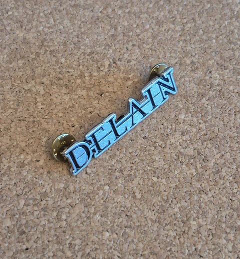 Pin Delain - Metal Logo (Double Clutch)