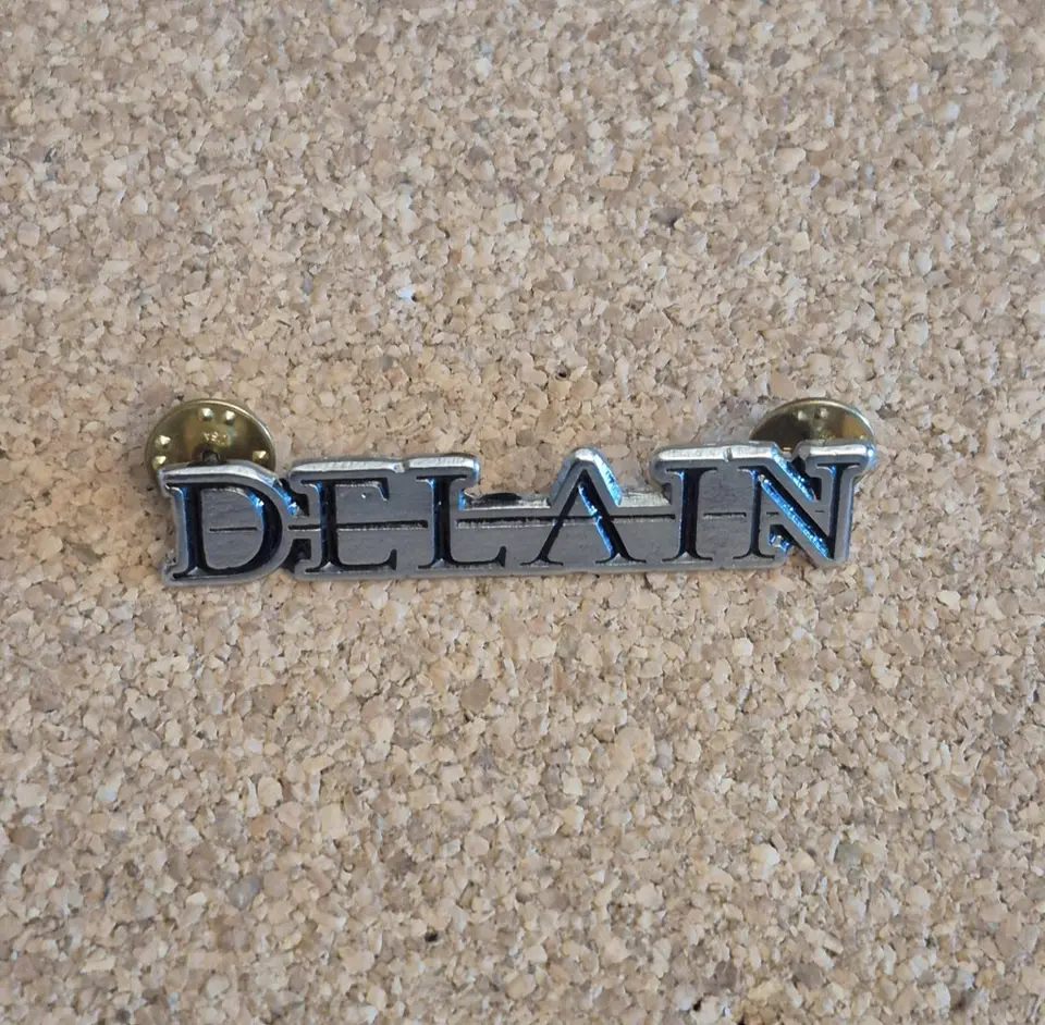 Pin Delain - Metal Logo (Double Clutch) 2