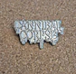 Pin Cannibal Corpse - Silver Edition Logo (Double Clutch) - Thumbnail 2