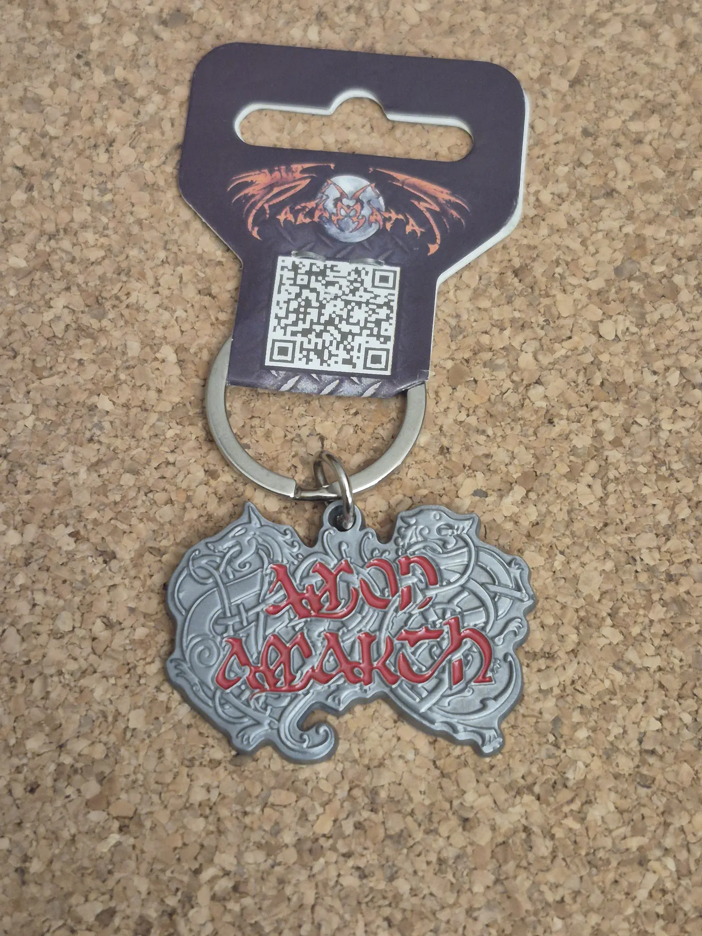 Porta-chaves Amon Amarth - Logo & Dragons (Razamataz) 1