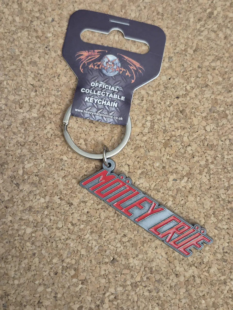 Porta-chaves Mötley Crüe - Classic Red Logo (Razamataz) - COPIE 1
