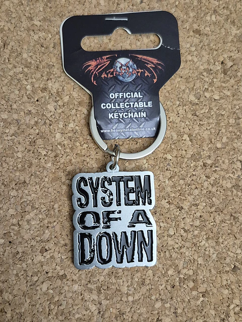 Porta-chaves System of a Down - Block Logo (Razamataz)