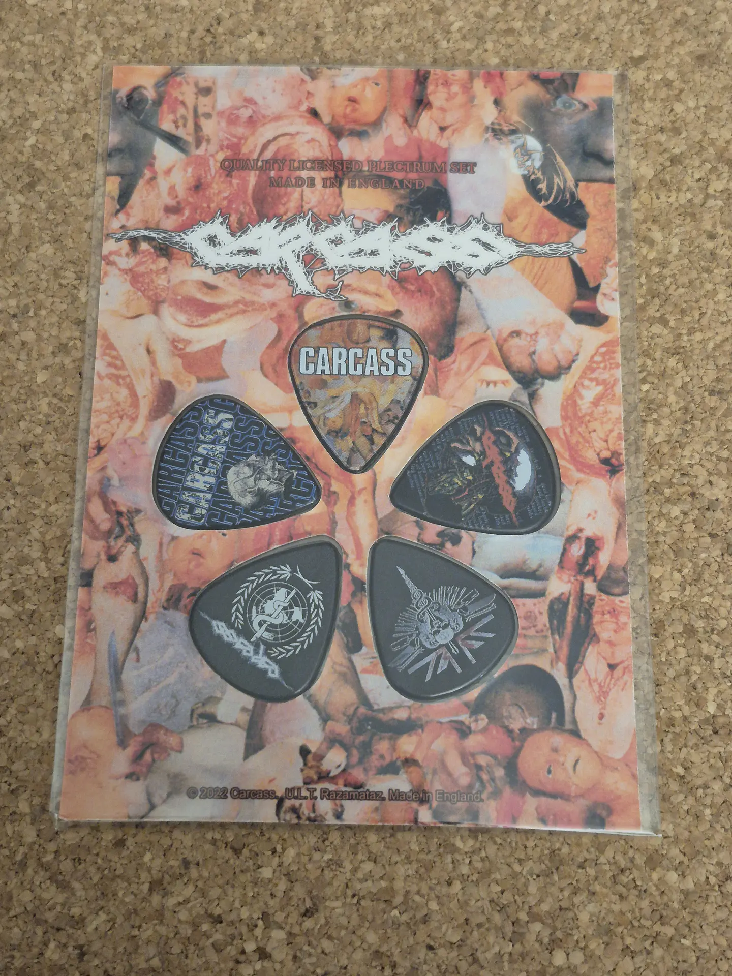 Carcass - Plectrum Set 