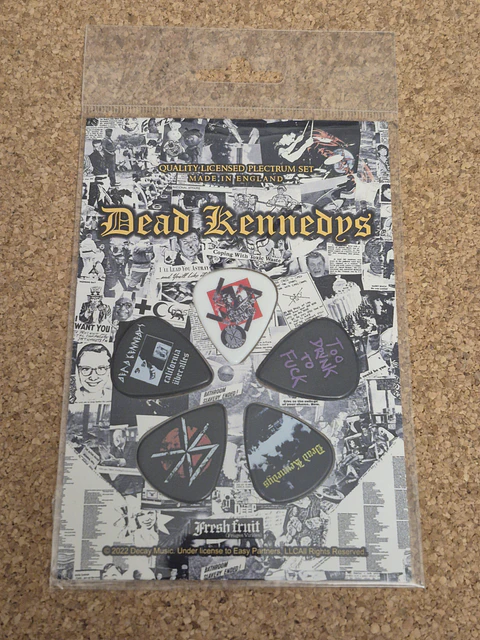 Dead Kennedys - Plectrum Set "Punk Rock Legends" (Made in England)