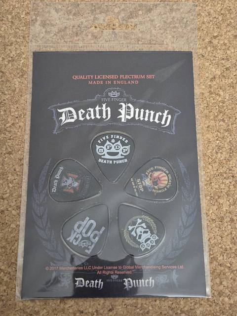 Five Finger Death Punch - Plectrum Set "Knucklehead" (Made in England)